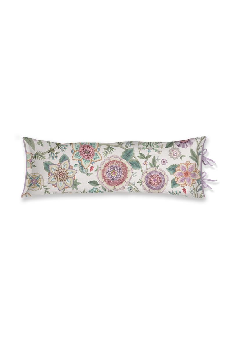 PiP Studio Viva Las Flores Long Cushion White 30x90, 1 Zierkissen