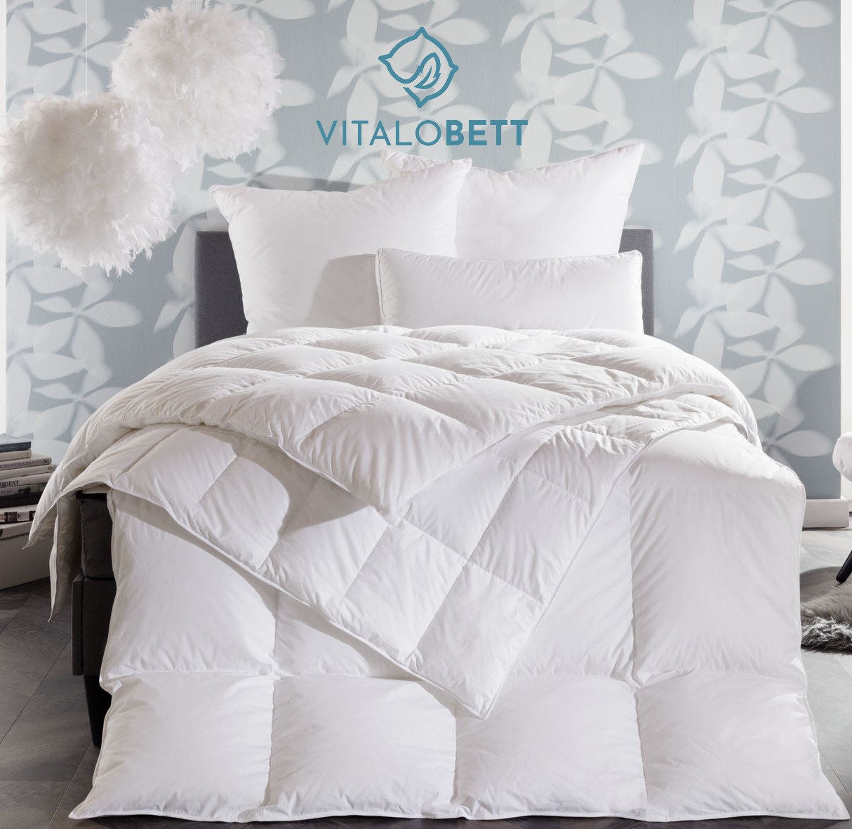 VitaloBett Winter WK4 Daunen Classic 155x220 cm 1360g