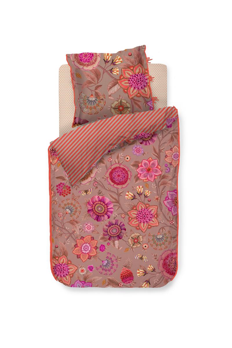 PiP Studio Perkal-Bettwäsche-Garnitur Viva La Vida Farbe Pink Größe 155x220+80x80