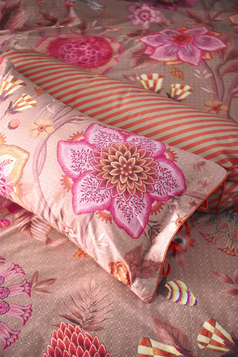 PiP Studio Viva La Vida Zierkissen Farbe Pink Größe 35x60 Cushion Wendedesign Blumen