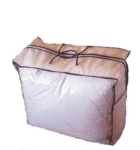 VitaloBett® Luxus 3-Kammer Kopfkissen 80x80 cm 1200g canadischen Daunen und Gänsefedern Type: medium